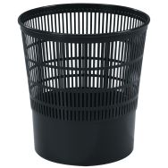 Corbeille ajourée Basic 16 L noir