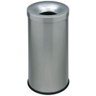 Corbeille anti-feu Cocorito - Argent - 50 L