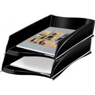 Corbeille courrier noire (ensemble de 10)