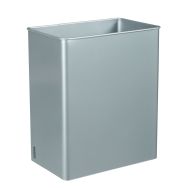 Corbeille pivotante murale 27l rectangulaire gris