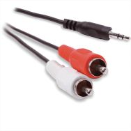 Cordon Jack 3.5mm mâle/ 2RCA mâle 1m50
