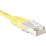 Cordon RJ45 Budget catégorie 5e F/UTP jaune - 3 m