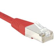 Cordon RJ45 Budget catégorie 5e F/UTP rouge - 5 m