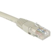 Cordon RJ45 Budget catégorie 5e U/UTP gris - 0,5 m