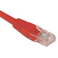 Cordon RJ45 Budget catégorie 5e U/UTP rouge - 5 m