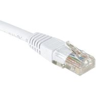 Cordon RJ45 Budget catégorie 6 U/UTP blanc - 0,5 m