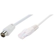 Cordon RJ45 / Fiche coaxiale - Erard