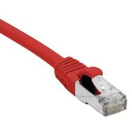 Cordon RJ45 catégorie 5e F/UTP snagless rouge - 2 m