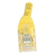 Cordon RJ45 catégorie 5e U/UTP jaune - 1 m