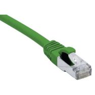 Cordon RJ45 catégorie 6A F/UTP LSOH snagless vert - 0,3 m
