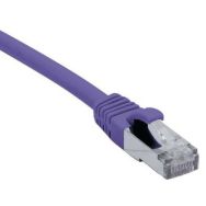 Cordon RJ45 catégorie 6A F/UTP LSOH snagless violet - 1 m