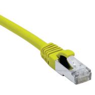 Cordon RJ45 catégorie 6A S/FTP LSOH snagless jaune - 2 m