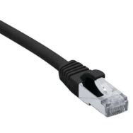 Cordon RJ45 catégorie 6 F/UTP LSOH snagless noir - 10 m