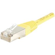 Cordon RJ45 catégorie 6 F/UTP jaune - 10 m