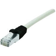 Cordon RJ45 catégorie 6 S/FTP LSOH Poe++ gris - 20 m