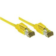 Cordon RJ45 sur câble catégorie 7 S/FTP LSOH jaune - 0,5 m