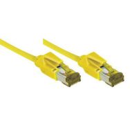 Cordon RJ45 sur câble catégorie 7 S/FTP LSOH jaune - 1,5 m