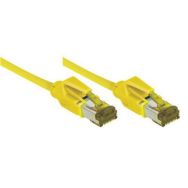 Cordon RJ45 sur câble catégorie 7 S/FTP LSOH jaune - 1 m