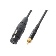 Cordon XLR femelle - RCA mâle 3 m