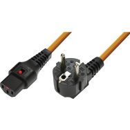 Cordon d'alimentation CEE7 7 vers IEC C13 à verrouillage tripolaire