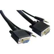 Câble écran svga et audio - 7,5 m