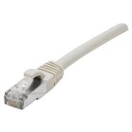 Cordon patch blindé RJ45 gris 0.5m CAT 8.1 S/FTP LSOH SNG