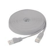 Cordon patch blindé RJ45 plat gris 7.5m CAT 6 U/FTP SNG
