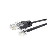Cordon raccordement téléphonique RJ11/RJ45