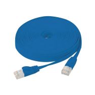 Cordon réseau RJ45 plat CAT 6 U FTP SNG bleu