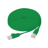 Cordon réseau RJ45 plat CAT 6 U FTP SNG vert