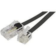 Cordon téléphonique RJ11 vers RJ45 Noir - 2 m