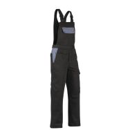 Cotte à bretelles noir/gris taille 56C