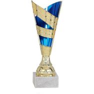 Coupe bleu et or - économique - 21cm