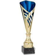 Coupe bleu et or - laser design - 46cm