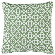 Coussin Lorette 44x44 cm - vert sauge