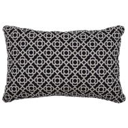 Coussin Lorette 68 x 44 cm - réglisse