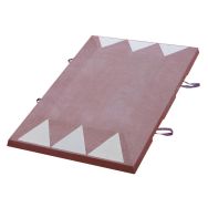 Coussin berlinois béton rouge sablé