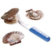 Couteau à coquille saint-jacques ergonomique