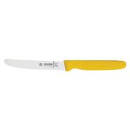 Couteau cranté manche jaune L 110mm
