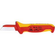 Couteau d'électricien 190mm lame revêtue et capuchon isolé 1000V