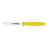 Couteau office manche jaune 100mm