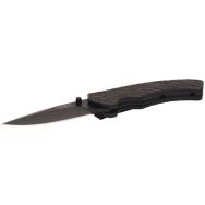 Couteau pliable acier inoxydable noir épaisseur lame 2,6mm