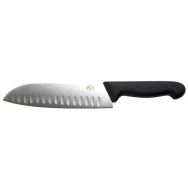 Couteau santoku manche noir L 180mm