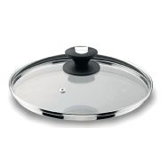 Couvercle en verre avec sortie vapeur Durit Lacor