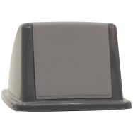 Couvercle gris pour poubelle