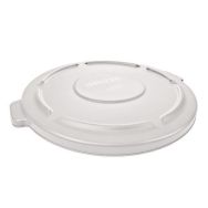 Couvercle plat pour collecteur rond RUBBERMAID 38 L blanc