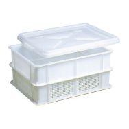 Couvercle plein pour bac gerbable 40x30 cm