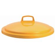 Couvercle pour poubelle 75 L tri sélectif coloris jaune