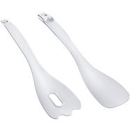 Couverts à salade 2en1 plastique 28cm Tweengs