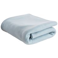 Couverture polaire 350 g/m² 180 X 220 cm 100% polyester non feu Bleu